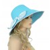 Faux Straw Ladies Portable Foldable Packable Wide Brim Bucket Sun Hat Big Brim  eb-27344682